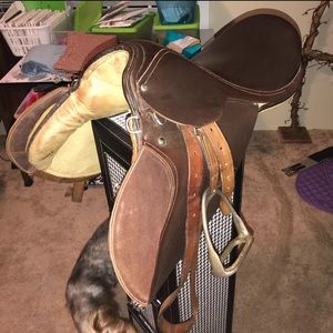 Leather English Saddle